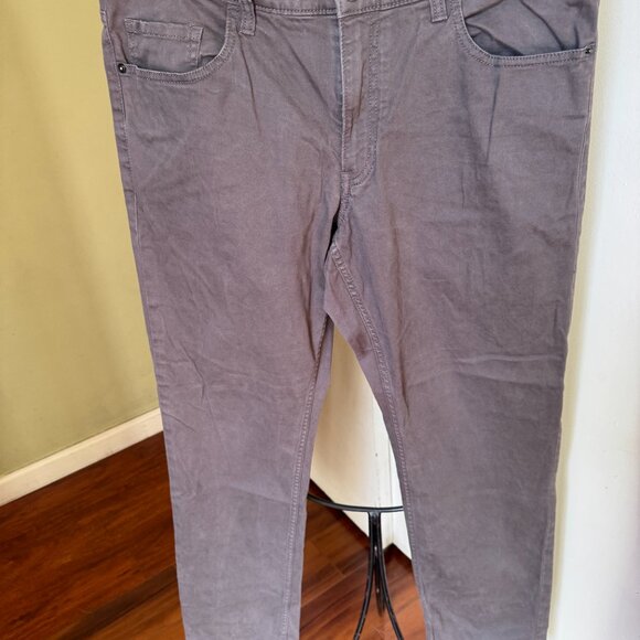 WALLIN BROS MEN PANT SIZE 33X29 DARK CHOCOLATE STRAIGHT STRETCH - Picture 2 of 5